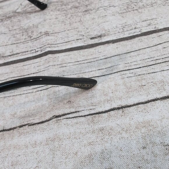 Jimmy Choo Black & Gold Eyeglasses – Women's Designer Frame Made in Italy - Picture 11 of 11